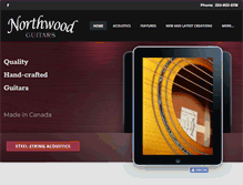 Tablet Screenshot of northwoodguitars.com